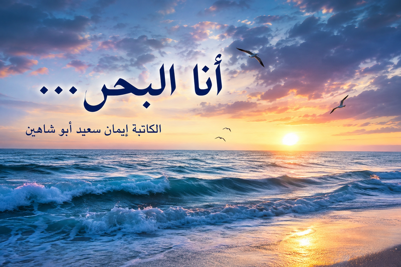 أنا البحر...الكاتبة إيمان سعيد أبو شاهين