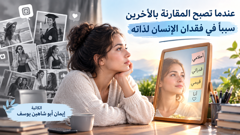 عندما تصبح المقارنة بالآخرين سببًا في فقدان الإنسان لذاته