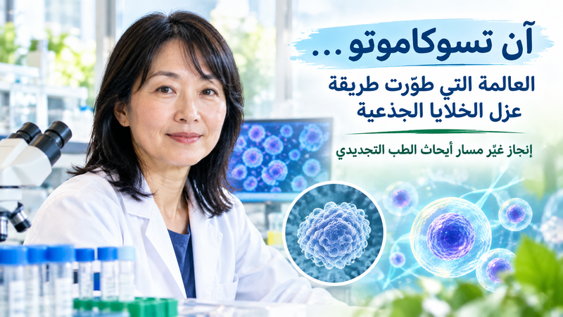 آن تسوكاموتو... العالمة التي فتحت الطريق أمام عزل الخلايا الجذعية