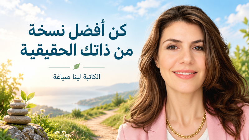 كن أفضل نسخة من ذاتك الحقيقية - لينا صياغة