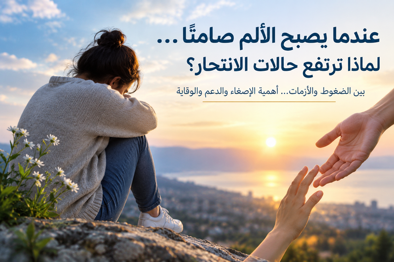 عندما يصبح الألم صامتًا... لماذا ترتفع حالات الانتحار؟