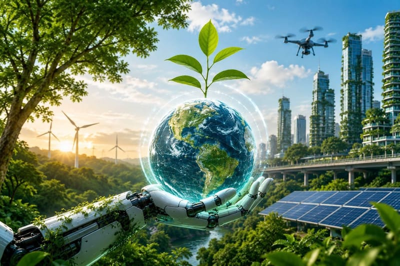 الذكاء الاصطناعي والبيئة: نحو كوكب أكثر ذكاءً واستدامة