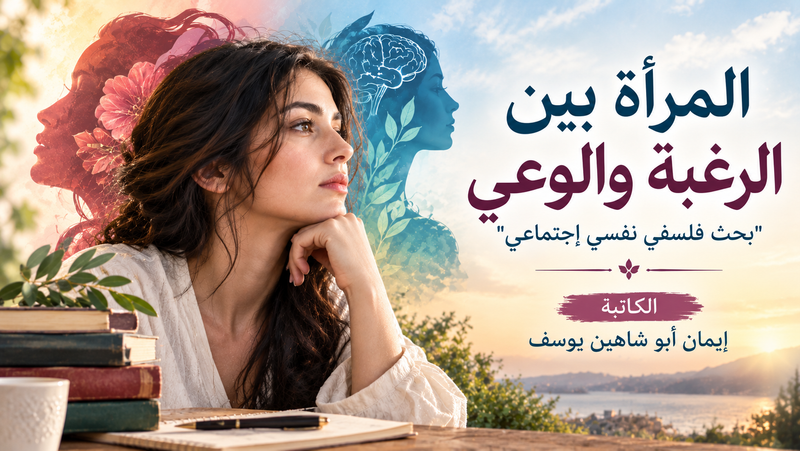 المرأة بين الرغبة والوعي"بحث فلسفي نفسي إجتماعي"إيمان أبو شاهين يوسف