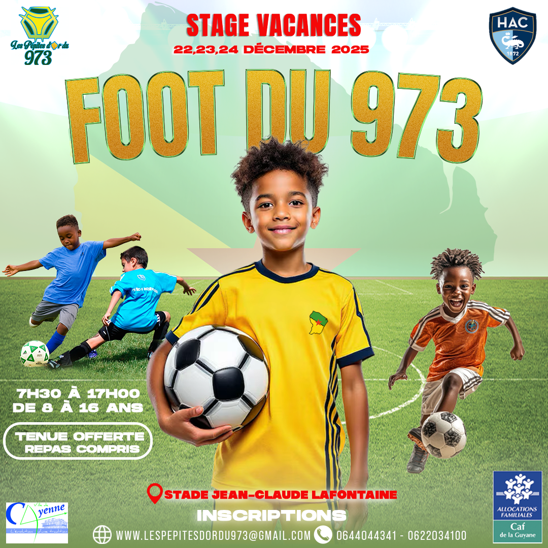 Dossier d'inscription                 Stage Vacances Cayenne