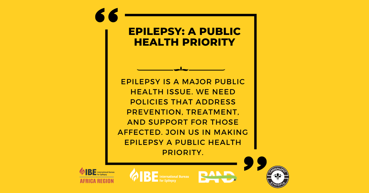 Epilepsy: A Public Health Priority