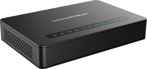 Grandstream HT818 - телефонный адаптер. 8xFXS, 1xLAN, 1xWAN, (1GbE)Gigabit Ethernet