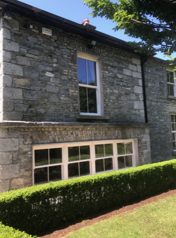 Sliding Sash Cream Windows