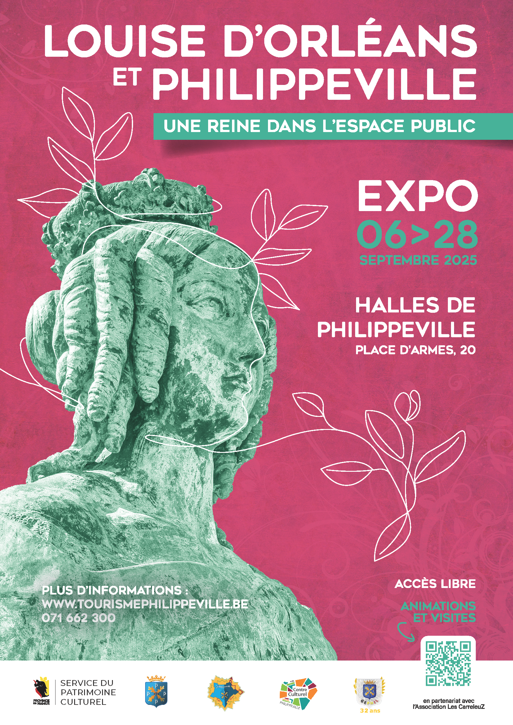« Louise d’Orléans et Philippeville. Une reine dans l’espace public » du 6 au 28 septembre 2025