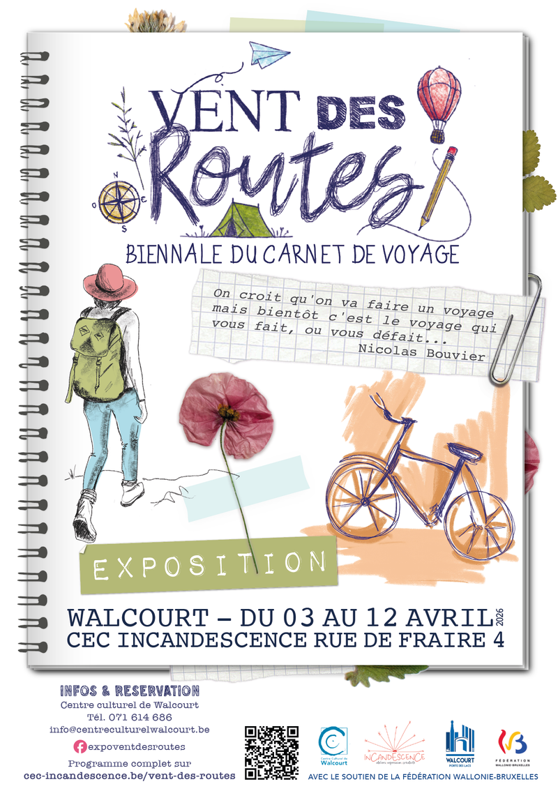 Visitez Vent des Routes, biennale du carnet de voyage !