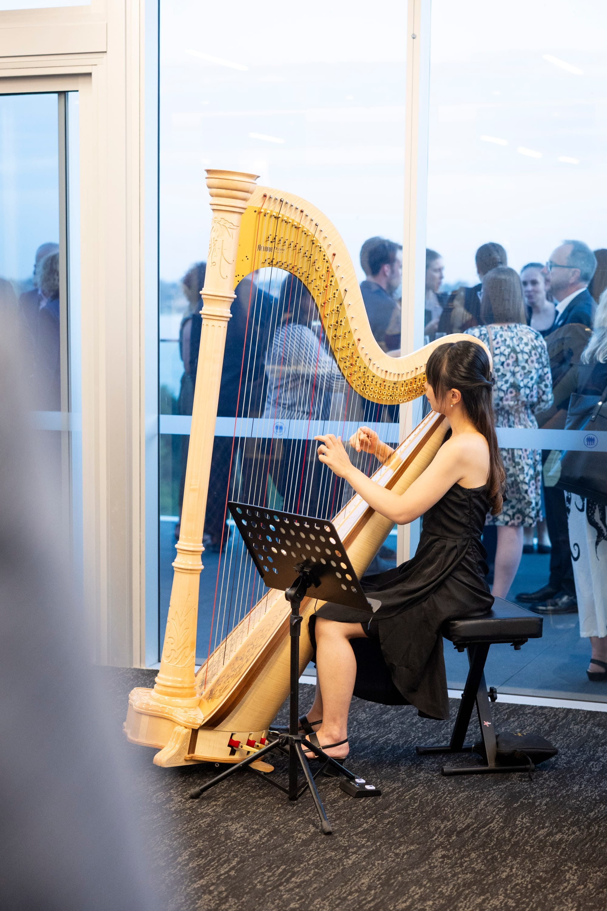 Harp Music for Commercial Event in Perth CBD, April 2025