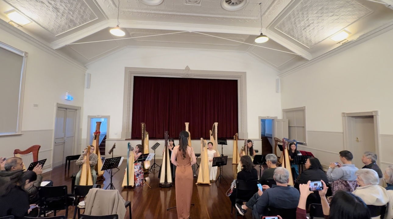 Harp Ensemble Student Concert, August 2025