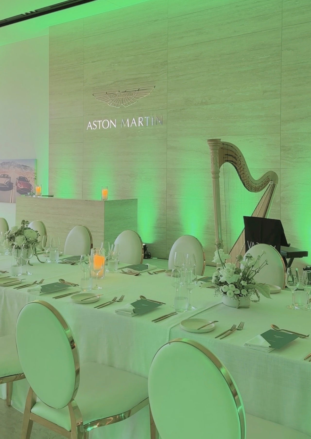 Solo Harp for Aston Matin Perth's Event, Sep 2025