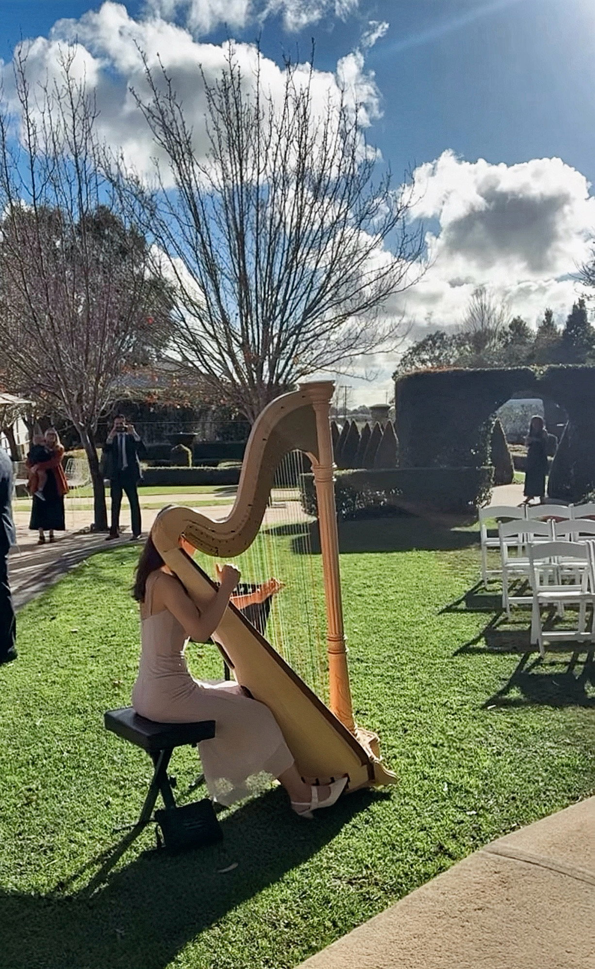 Solo Harp for wedding ceremony at Caversham House, August 2026