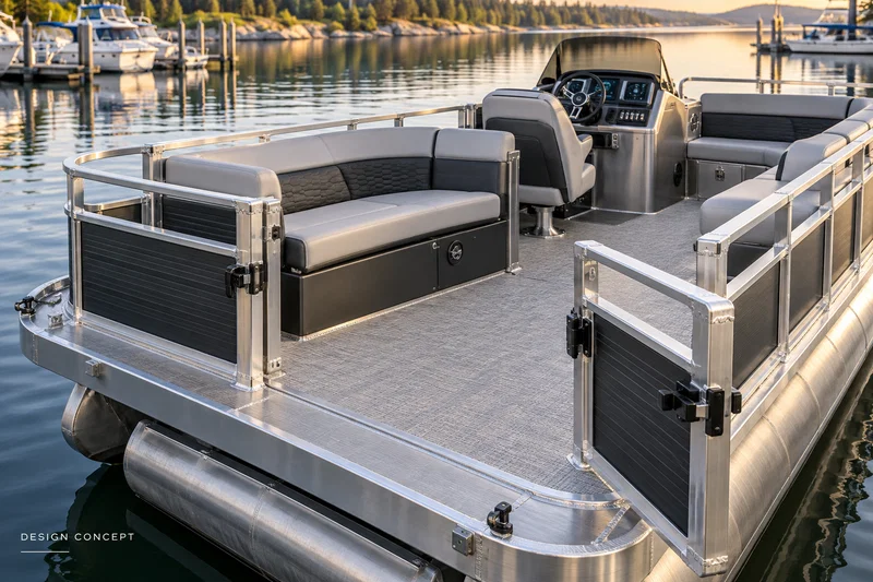 Seating and deck finish design concept