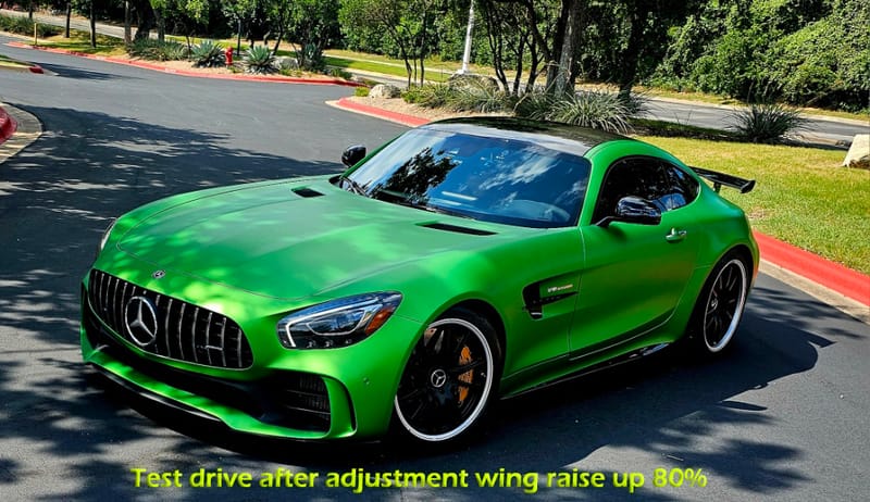 AMG GTR road test drive and acceleration