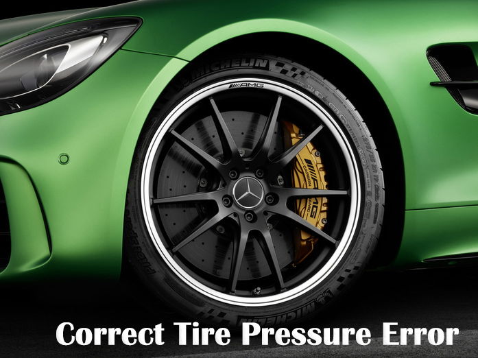 AMG GTR Correct Tire Pressure error