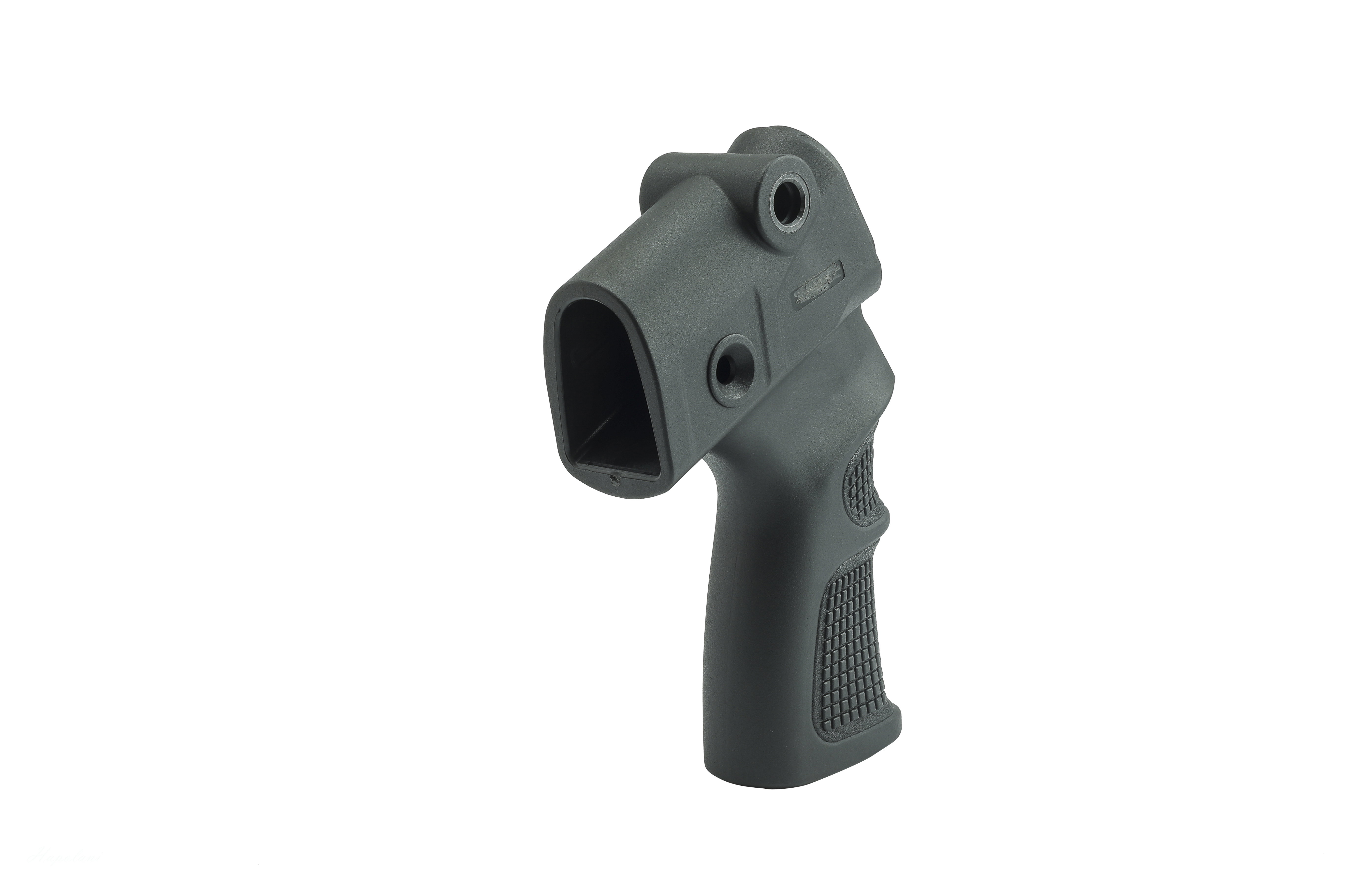 Product photography from multiple angles (weapon accessories/combat equipment)