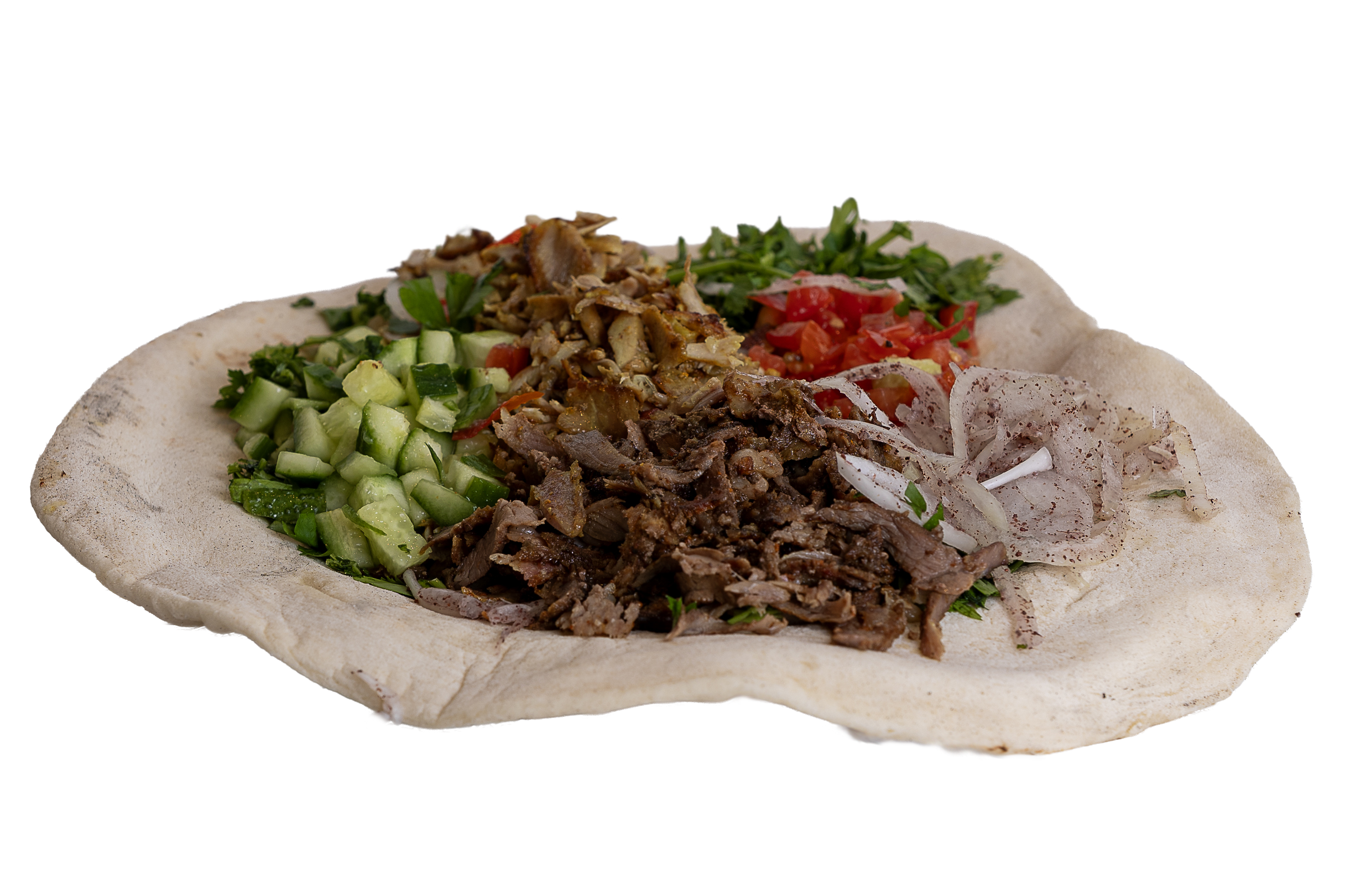 צילום מזון לתצוגת מסכים