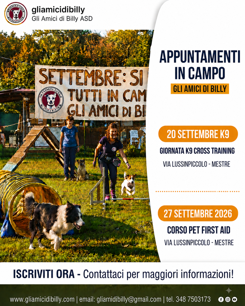 Giornata K9 in campo