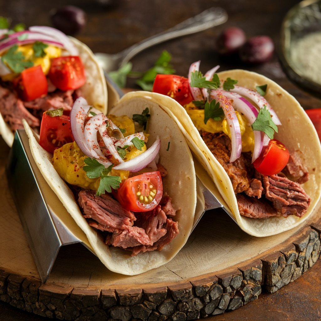 Carne asada & Baba ghanoush
