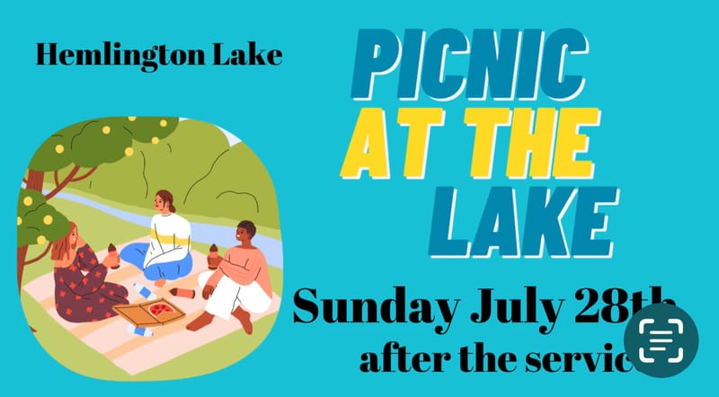 Picnic at the lake & Sunday family service