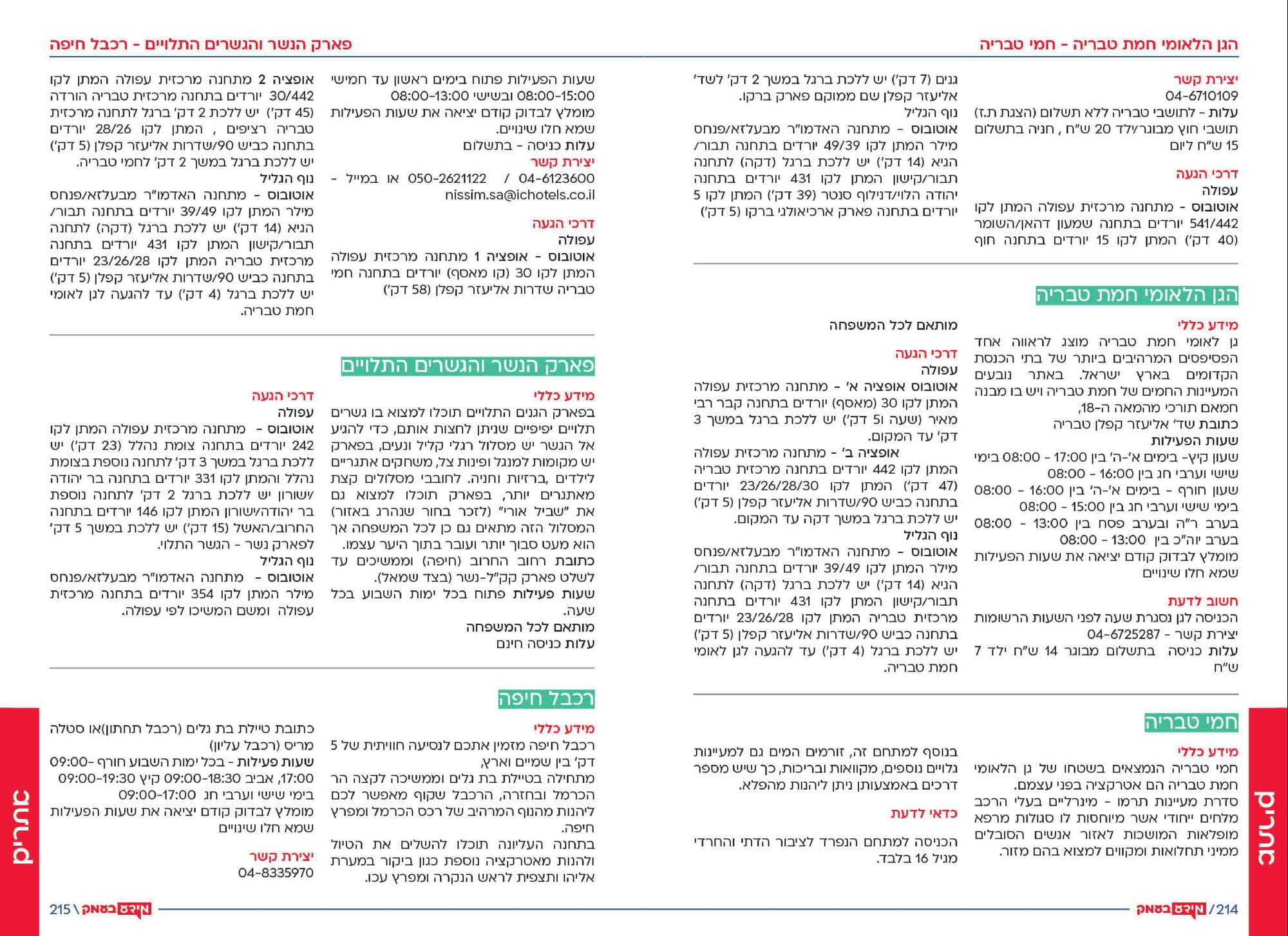 אתרים באזור 