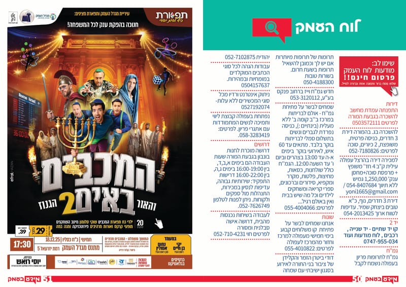 גיליון 332 מגוון ארועי חודש כסליו // מגוון מסלולי לימוד - לעתי שלכם // היי, מה עשית כדי שיראו אותך? // גיליון 332