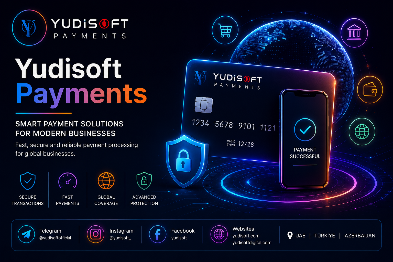💼 YUDISOFT GLOBAL PAYMENT INFORMATION