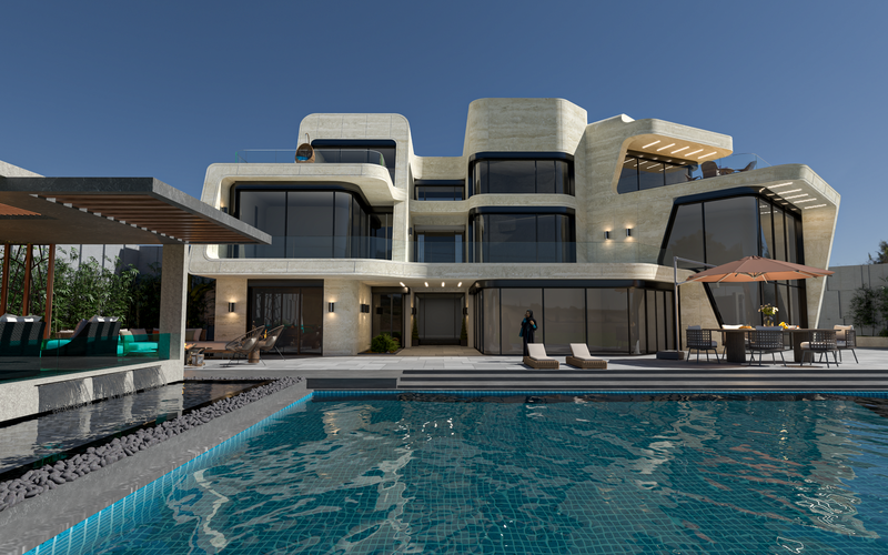فيلا أيقونية في حي العمارية – تحفة معمارية تجمع بين الفخامة والعصرية