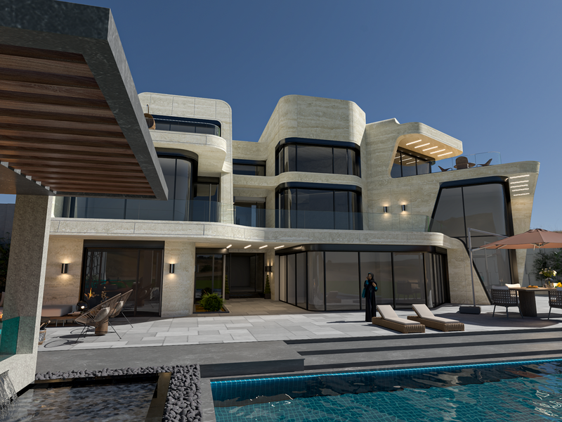 فيلا أيقونية في حي العمارية – تحفة معمارية تجمع بين الفخامة والعصرية