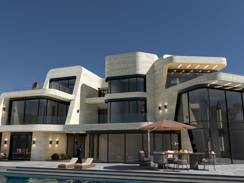 فيلا أيقونية في حي العمارية – تحفة معمارية تجمع بين الفخامة والعصرية