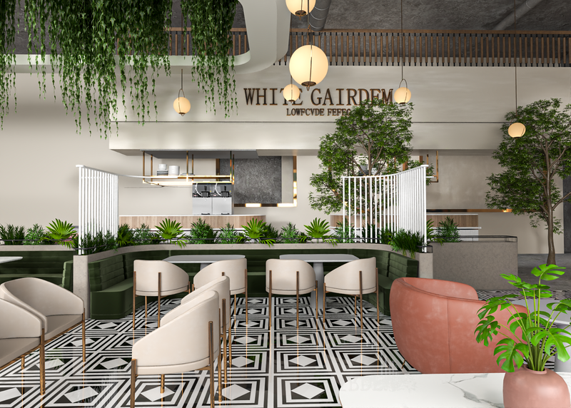 🌿☕ White Garden - حيث يلتقي التصميم مع الفخامة! ✨