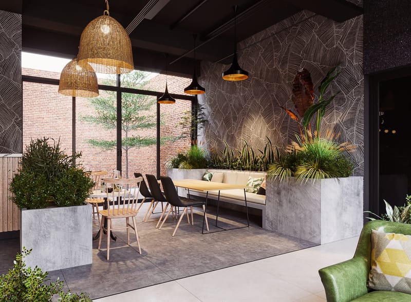 تصميم مقهى Coffee Shop