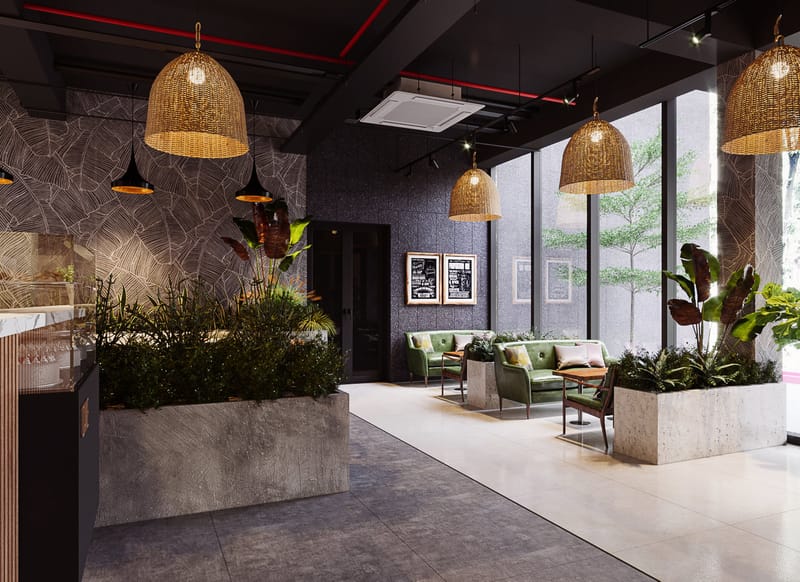 تصميم مقهى Coffee Shop