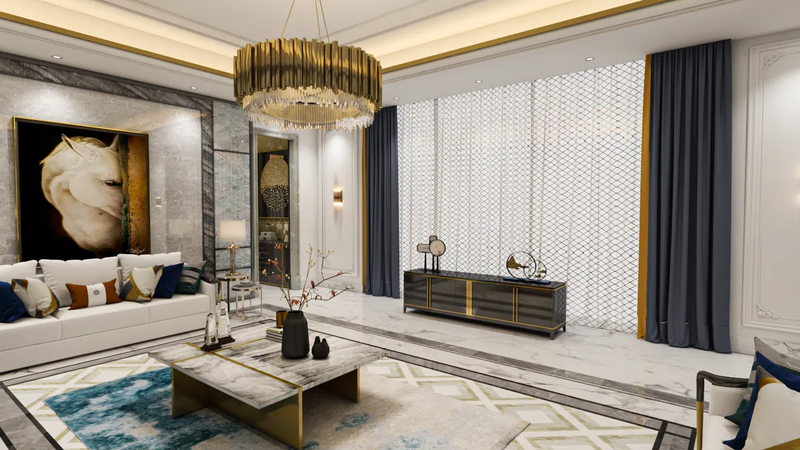 مجلس الرجال وغرفة الطعام