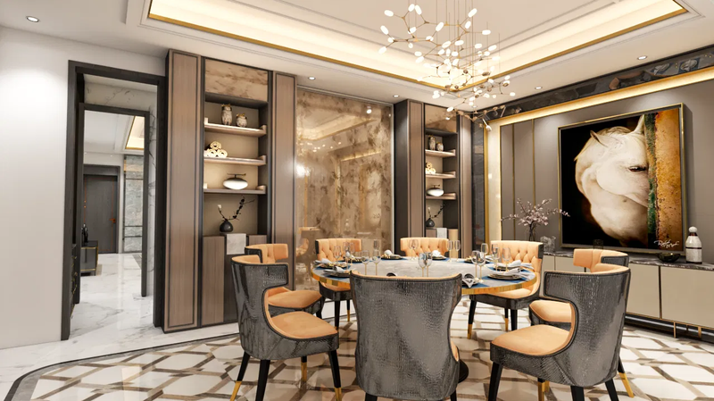 مجلس الرجال وغرفة الطعام