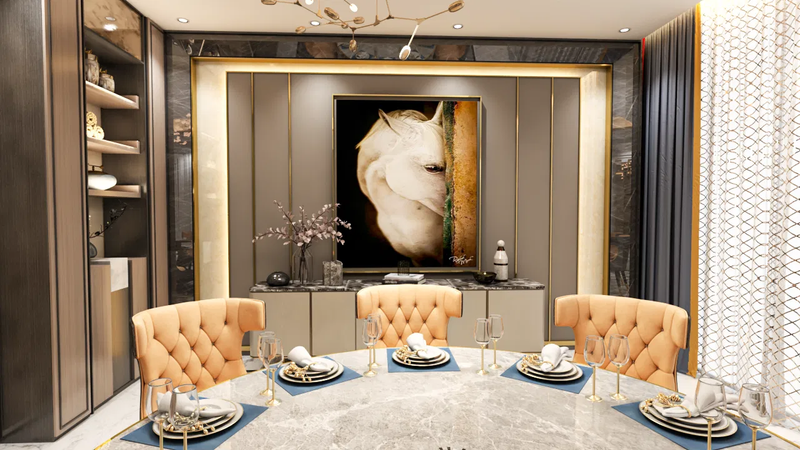 مجلس الرجال وغرفة الطعام