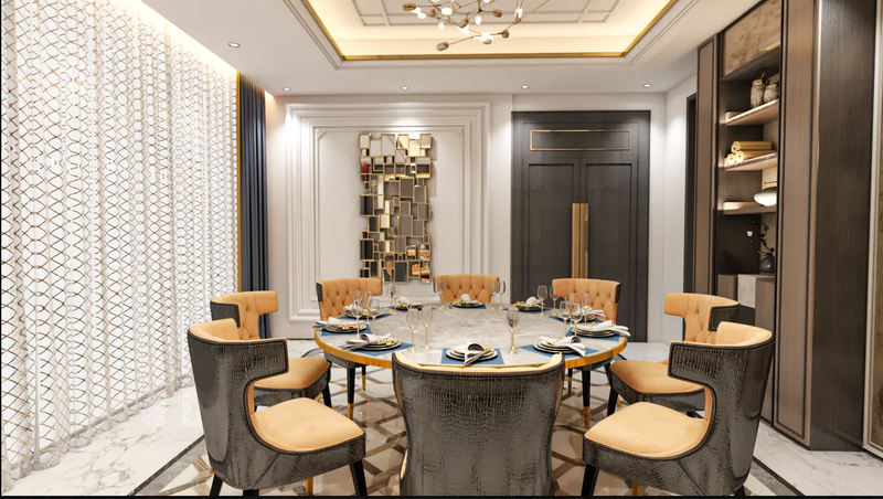 مجلس الرجال وغرفة الطعام