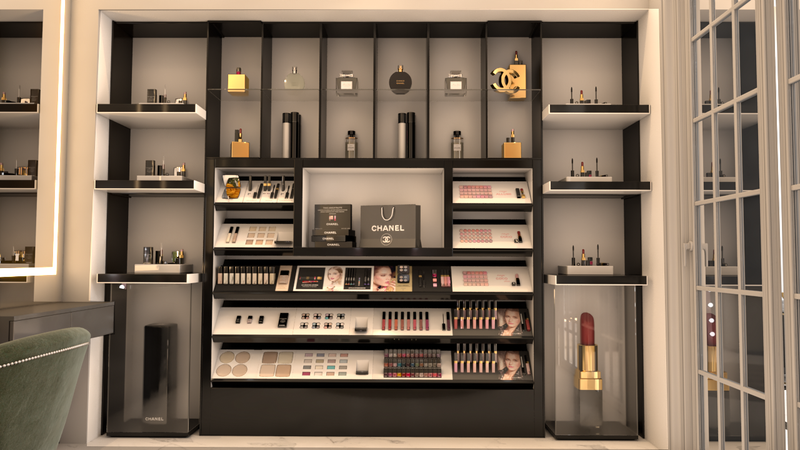 غرفة نوم ماستر وغرفة مكياج وجمام الماستر