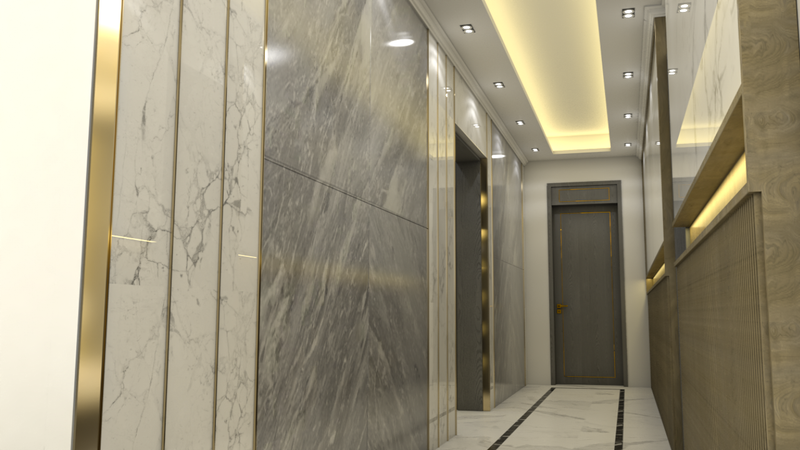 غرفة نوم ماستر وغرفة مكياج وجمام الماستر