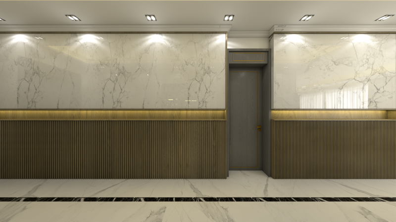 غرفة نوم ماستر وغرفة مكياج وجمام الماستر