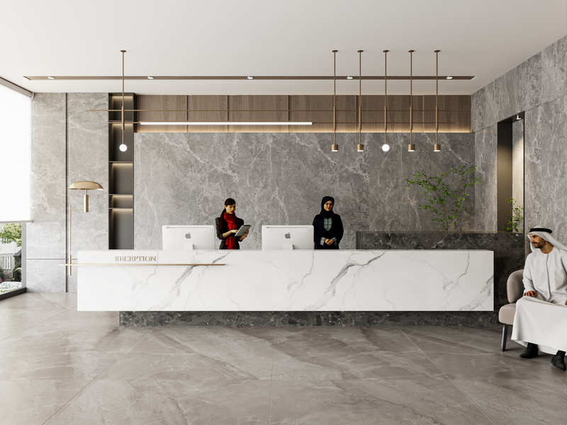 مساحة عمل مُلهمة لشركة رصيد القابضة: حيث يلتقي الابتكار بالرفاهية