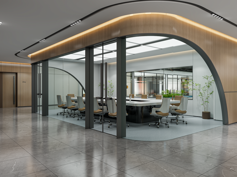 مساحة عمل مُلهمة لشركة رصيد القابضة: حيث يلتقي الابتكار بالرفاهية