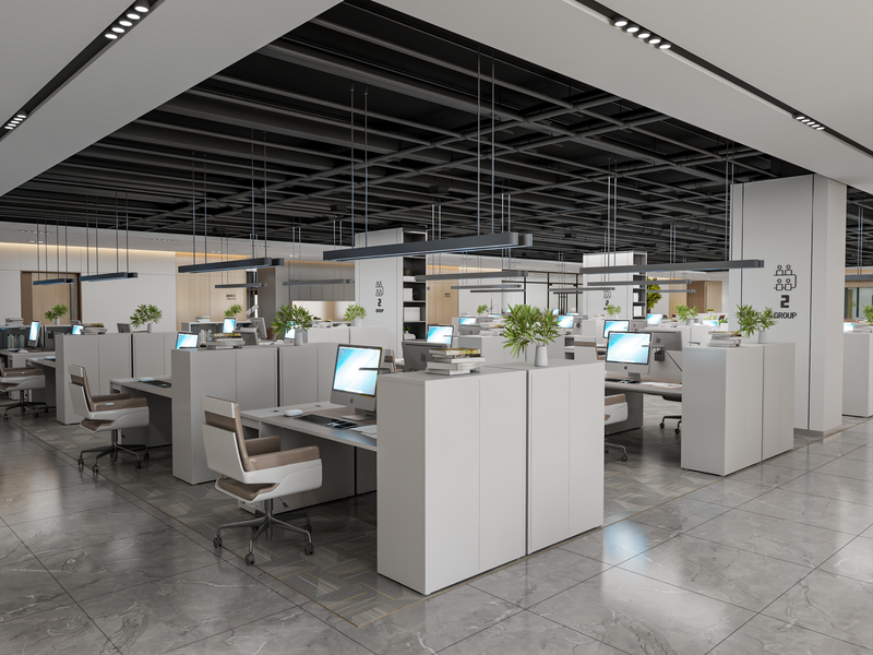 مساحة عمل مُلهمة لشركة رصيد القابضة: حيث يلتقي الابتكار بالرفاهية