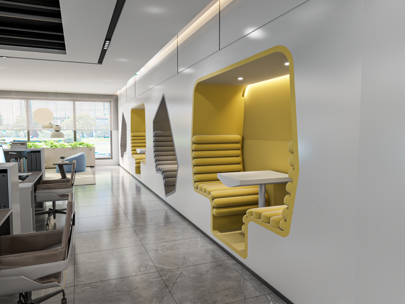 مساحة عمل مُلهمة لشركة رصيد القابضة: حيث يلتقي الابتكار بالرفاهية