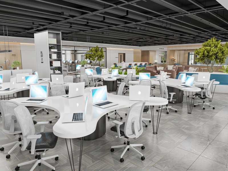 مساحة عمل مُلهمة لشركة رصيد القابضة: حيث يلتقي الابتكار بالرفاهية