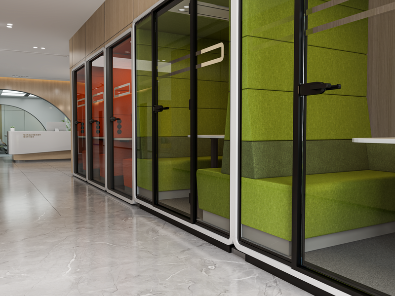 مساحة عمل مُلهمة لشركة رصيد القابضة: حيث يلتقي الابتكار بالرفاهية