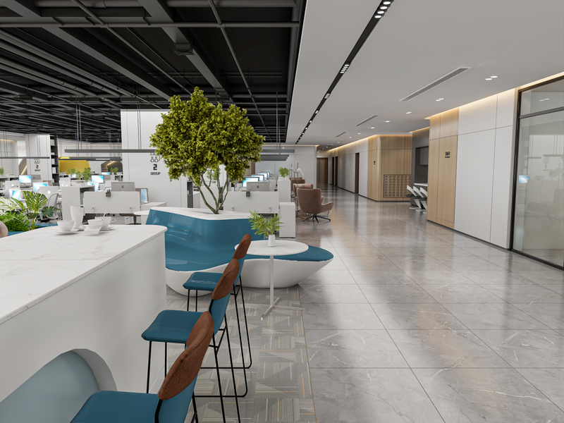 مساحة عمل مُلهمة لشركة رصيد القابضة: حيث يلتقي الابتكار بالرفاهية