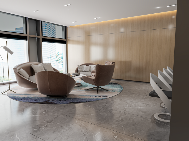 مساحة عمل مُلهمة لشركة رصيد القابضة: حيث يلتقي الابتكار بالرفاهية