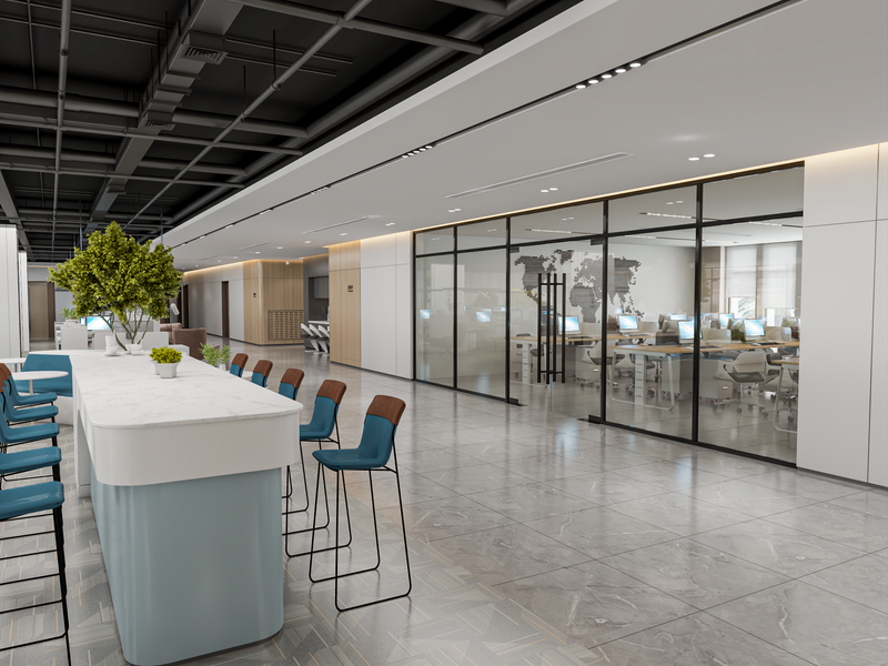 مساحة عمل مُلهمة لشركة رصيد القابضة: حيث يلتقي الابتكار بالرفاهية